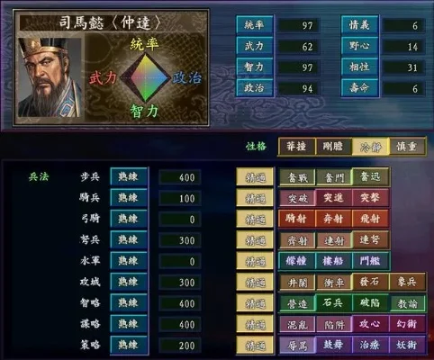 三国志6隐藏武将　三国志6隐藏武将一览表