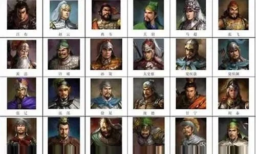 三国武将排名前24名　三国武将排名前24名口诀