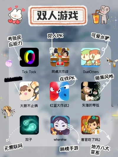 手机双人同屏游戏排行榜-手机双人同屏游戏推荐