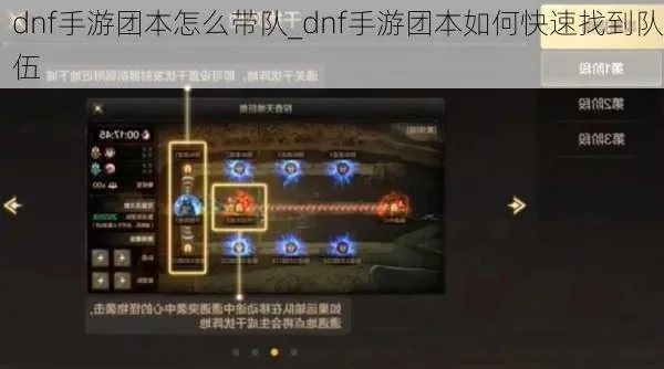 dnf手游团本不能打-dnf团本通关攻略